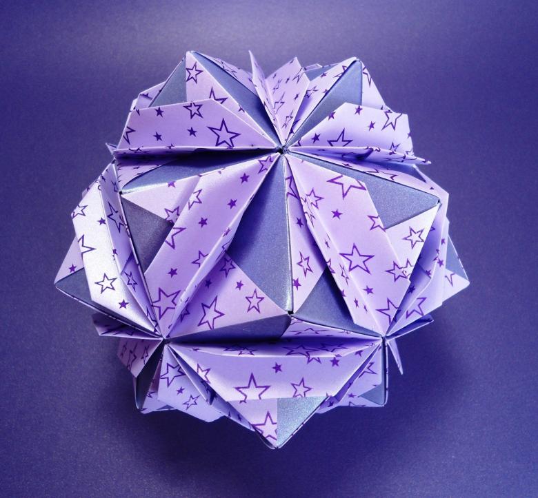 Kusudama: muligheder, fotodiagrammer, hvordan man laver kusudama -bolde ud af papir