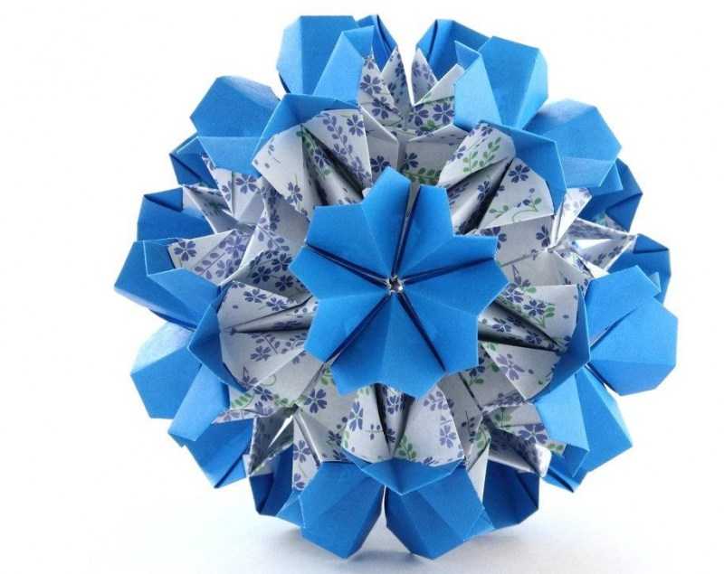 Kusudama: muligheder, fotodiagrammer, hvordan man laver kusudama -bolde ud af papir