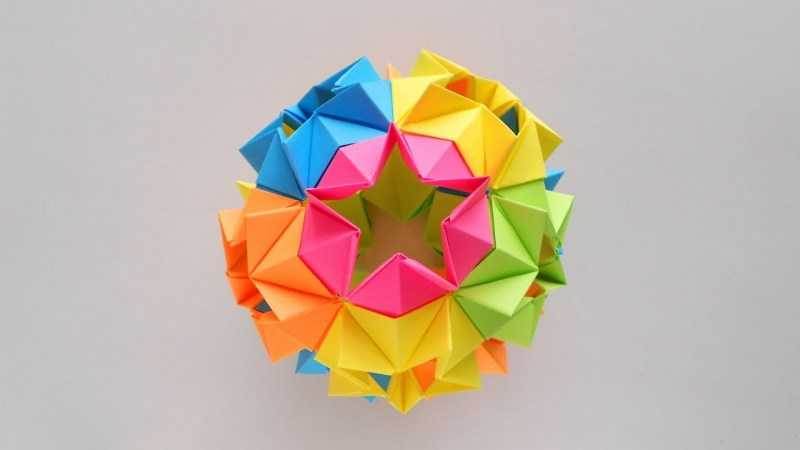 Kusudama: خيارات ، مخططات للصور كيفية صنع كرات kusudama من الورق