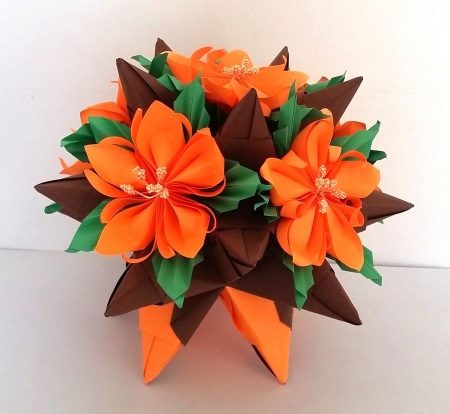 Kusudama Flower Ball Bells