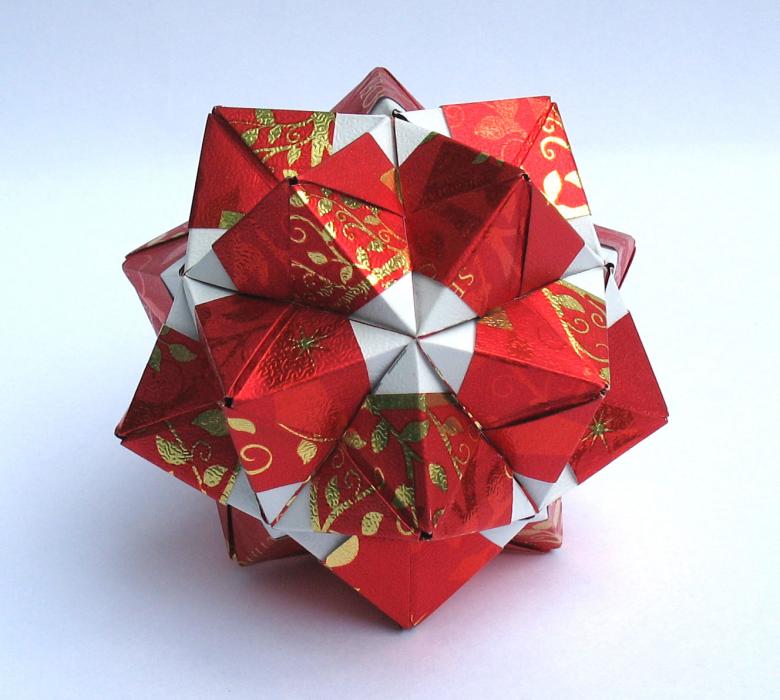 Kusudama: muligheder, fotodiagrammer, hvordan man laver kusudama -bolde ud af papir