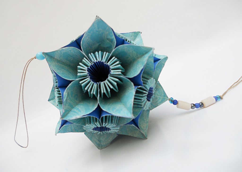 Kusudama: muligheder, fotodiagrammer, hvordan man laver kusudama -bolde ud af papir