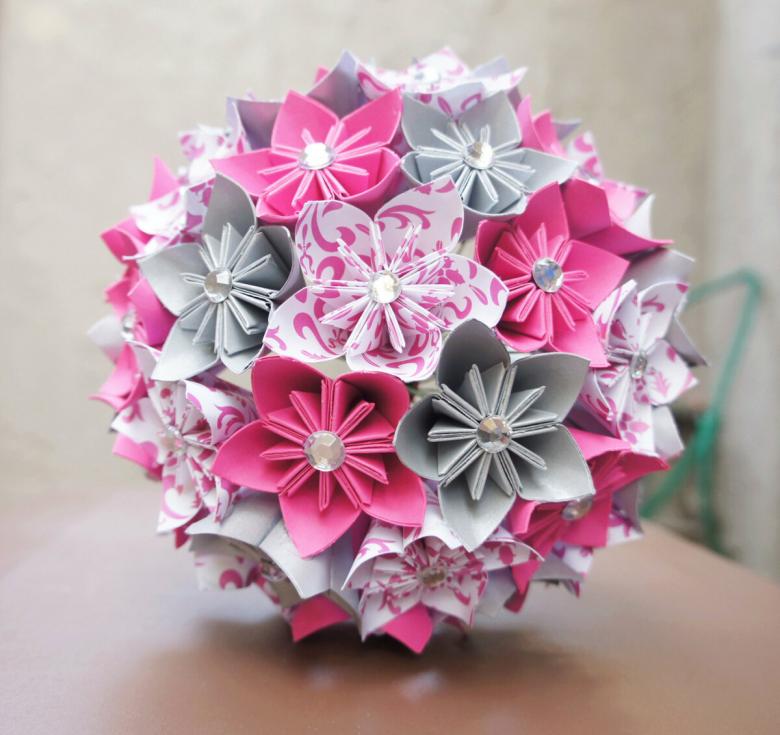 Kusudama: muligheder, fotodiagrammer, hvordan man laver kusudama -bolde ud af papir