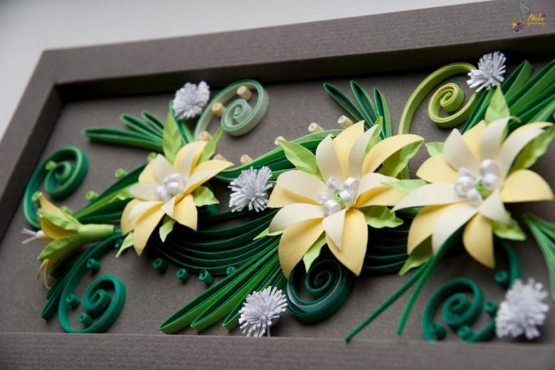 Quilling-käsitöitä aloittelijoille valokuvaesimerkkejä-vaiheittaiset mestarikurssit, joissa kuvataan järjestelmiä