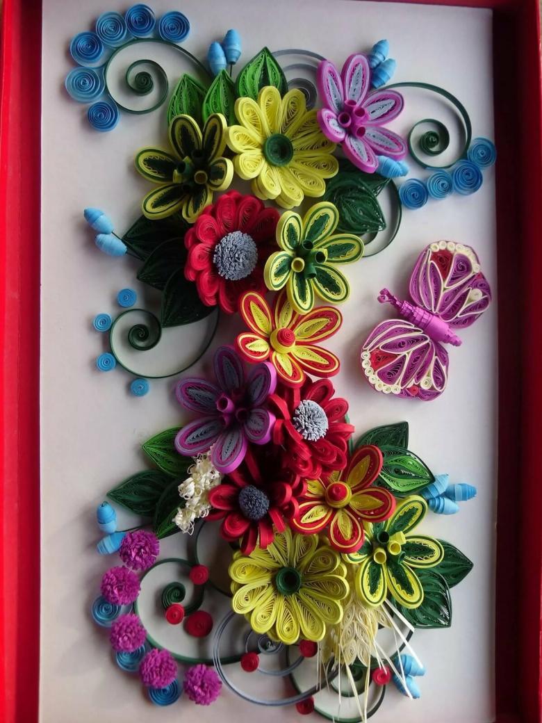 Quilling-käsitöitä aloittelijoille valokuvaesimerkkejä-vaiheittaiset mestarikurssit, joissa kuvataan järjestelmiä