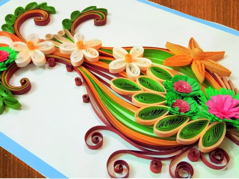 Quilling postkort