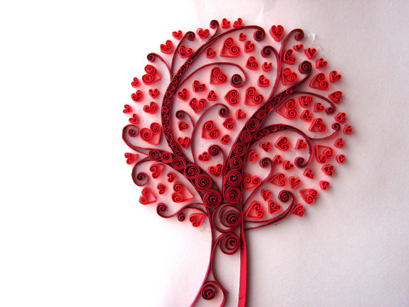 Quilling puu