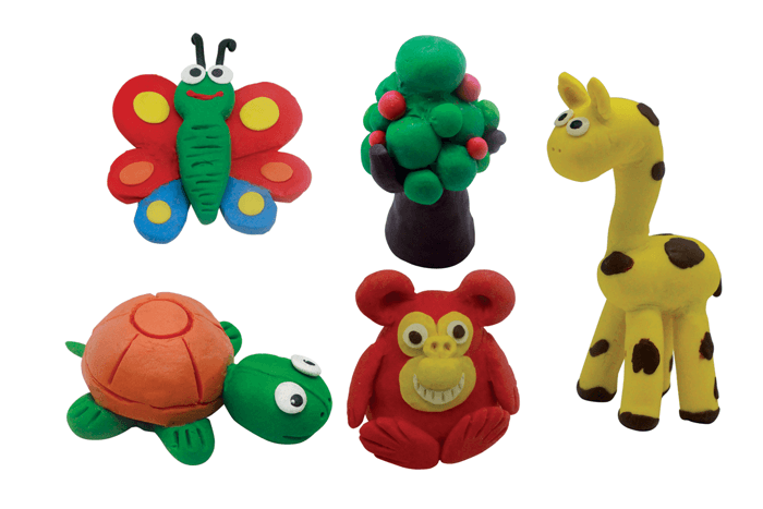 Vær ikke for krævende med børns plasticinekunst, fordi deres mål ikke kun er at få et smukt produkt, men også at have en positiv indvirkning på babyens udvikling.