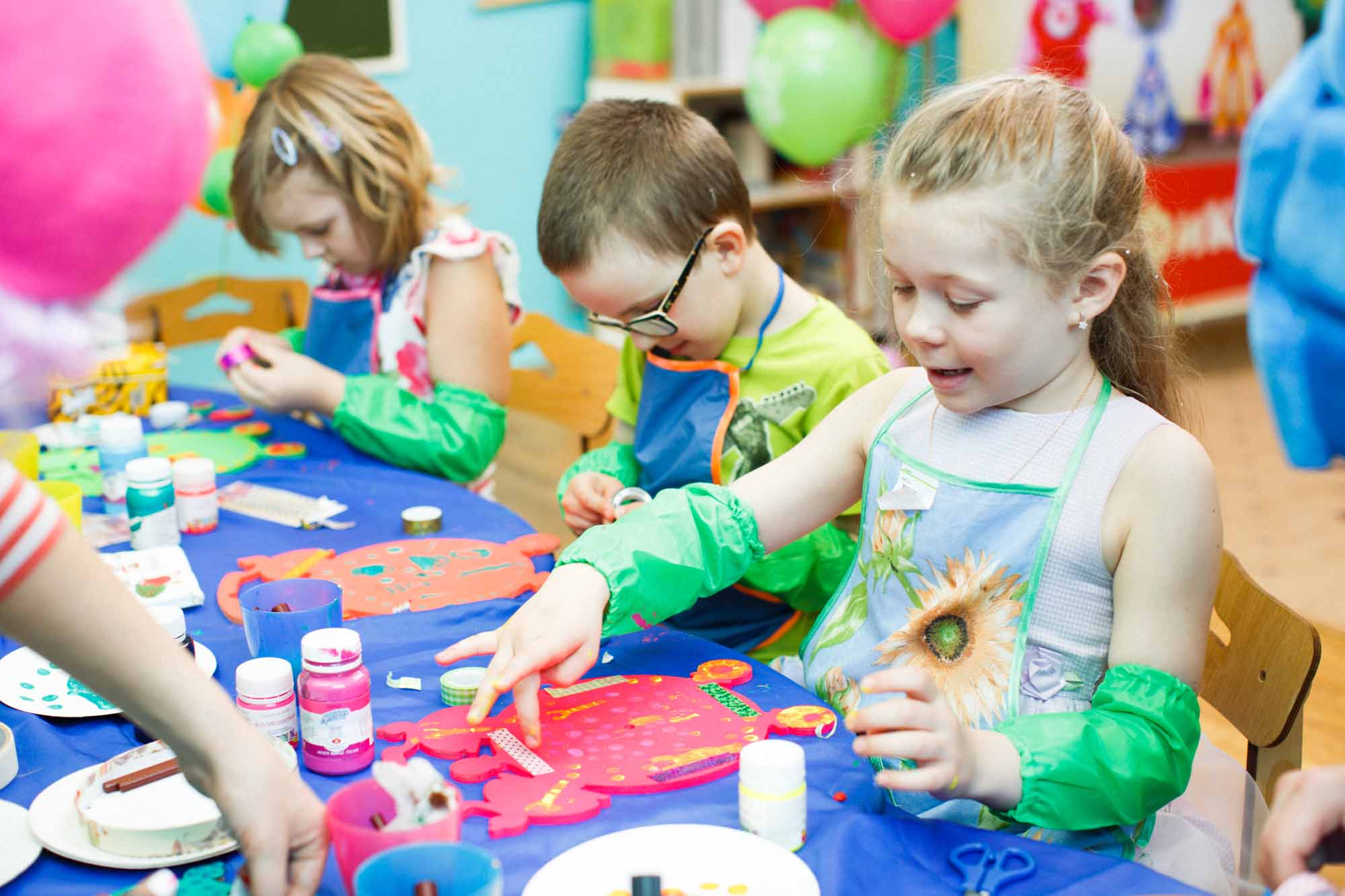 kunsthåndværk til sommerlejren i skolen