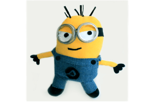 DIY minion pehmeä lelu kuvio