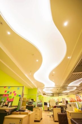 Опънати светещи тавани: видове и монтаж на конструкции