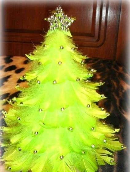 remeselný vianočný stromček