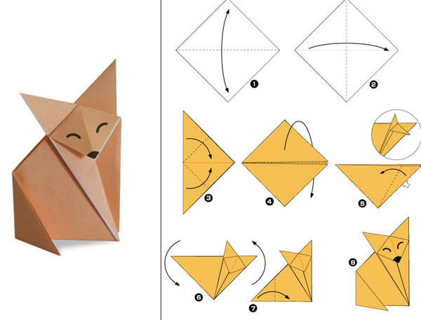 Origami -papir til børn - det bedste DIY -håndværk