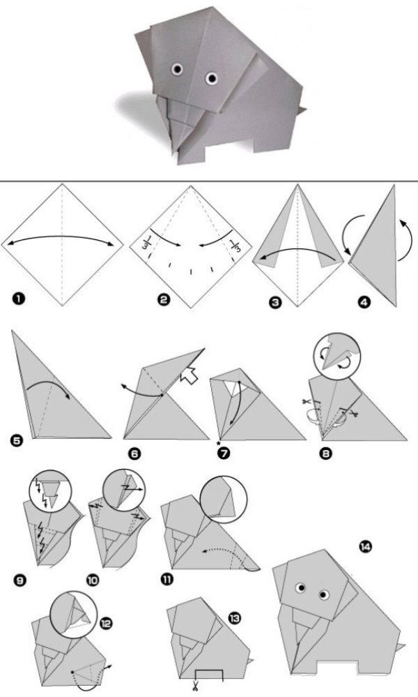 Origami -papir til børn - det bedste DIY -håndværk