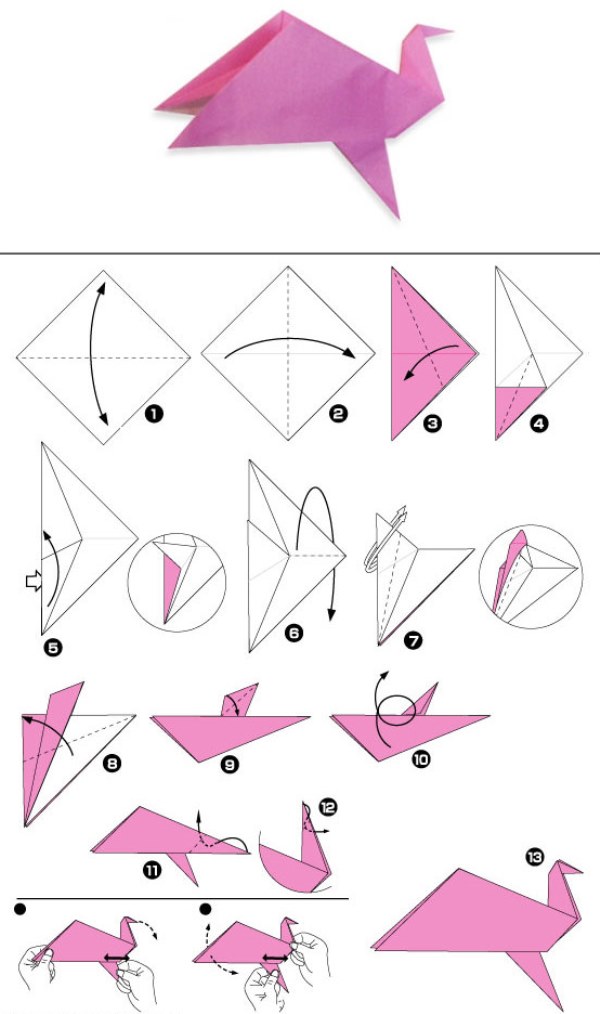 Origami -papir til børn - det bedste DIY -håndværk