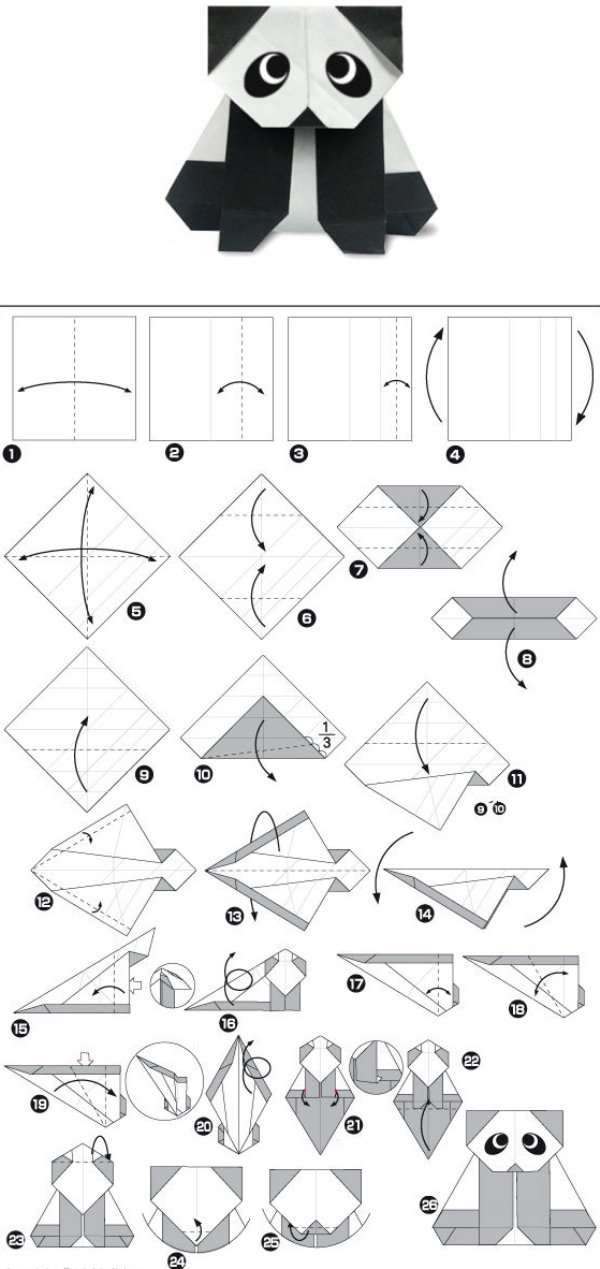 Origami -papir til børn - det bedste DIY -håndværk