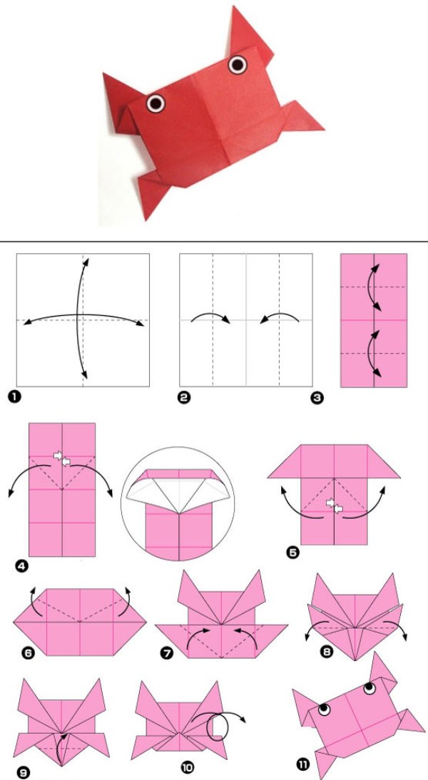 Origami -papir til børn - det bedste DIY -håndværk