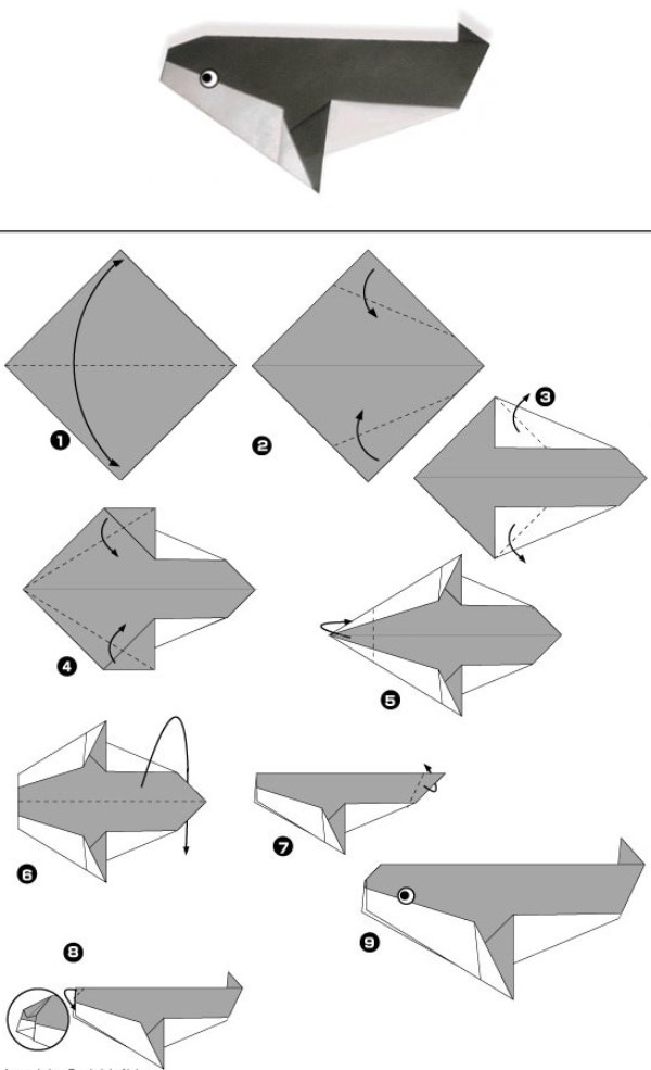 Origami -papir til børn - det bedste DIY -håndværk