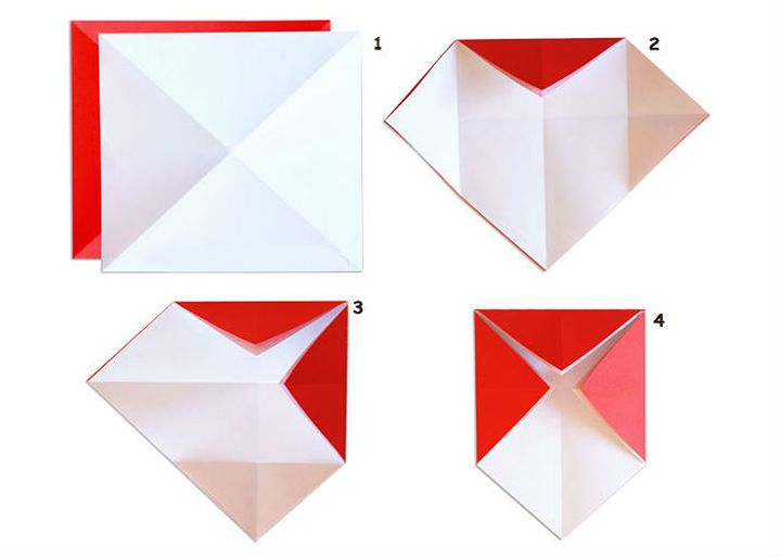 Βήμα-βήμα συναρμολόγηση μανιταριών origami