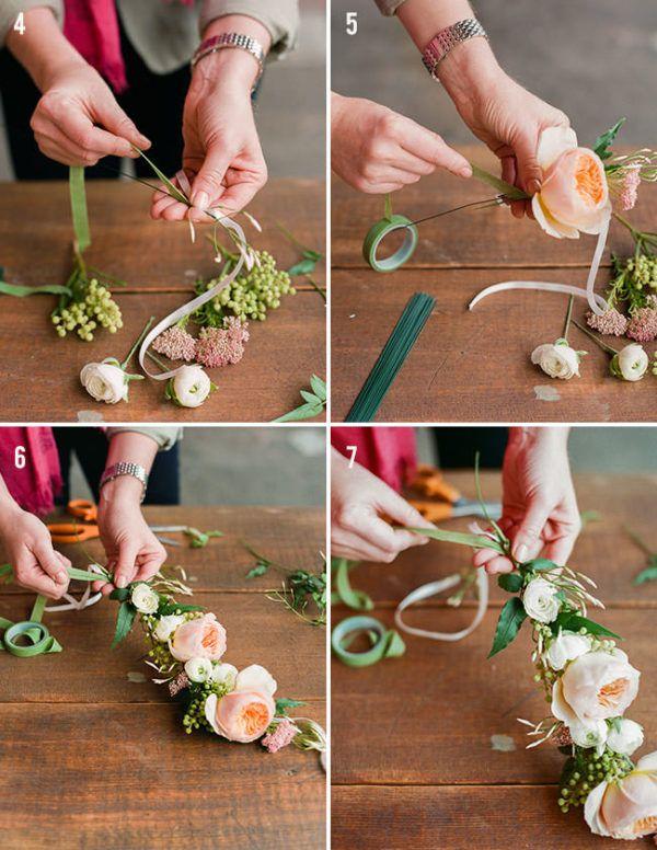 تنسيقات الزهور لحفل الزفاف على الطاولة