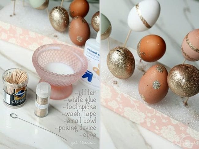 Påskeæg - ideer til dekoration af påskeæg, samt ideer til håndværk i form af æg i forskellige udførelsesteknikker