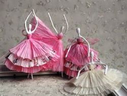 Ballerina håndværk DIY ballerina håndværk fra servietter