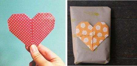 Hvis du gjorde alt korrekt, får du et originalt hjerte, der kan signeres indeni eller bruges til at dekorere en gave eller et postkort. Prøv at lave mange af disse hjerter i forskellige størrelser, hvis du vil, kan du bruge dem til en hjertekrans.