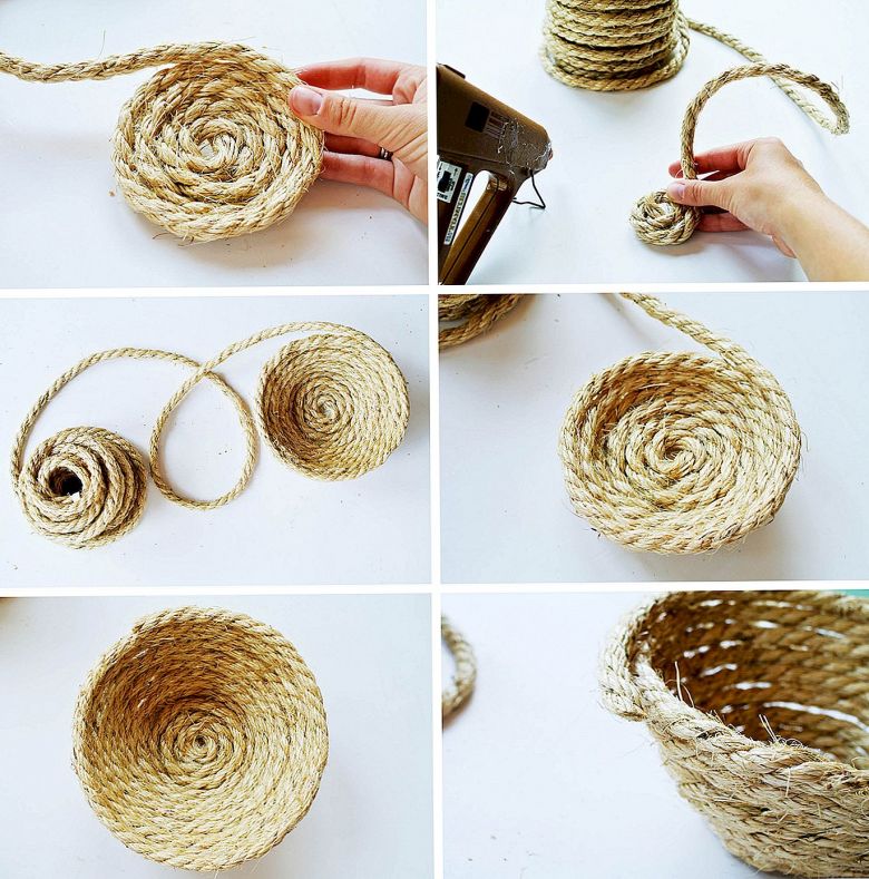 DIY jute håndværk trin for trin: nemme instruktioner med fotos og beskrivelser