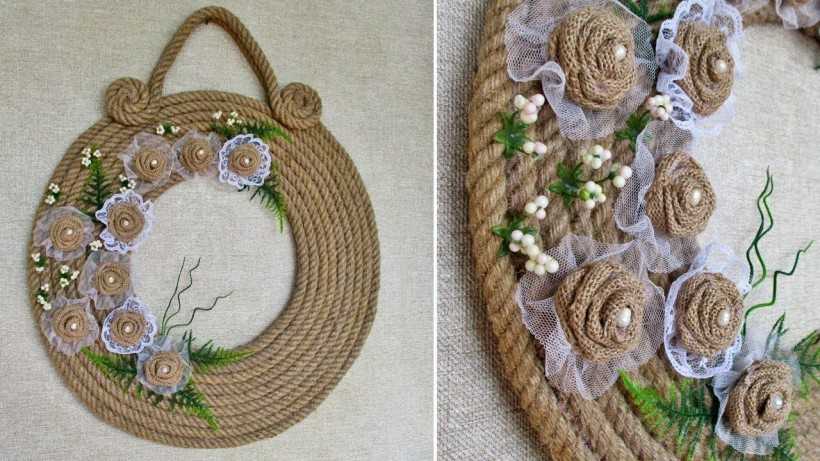 DIY jute håndværk trin for trin: nemme instruktioner med fotos og beskrivelser