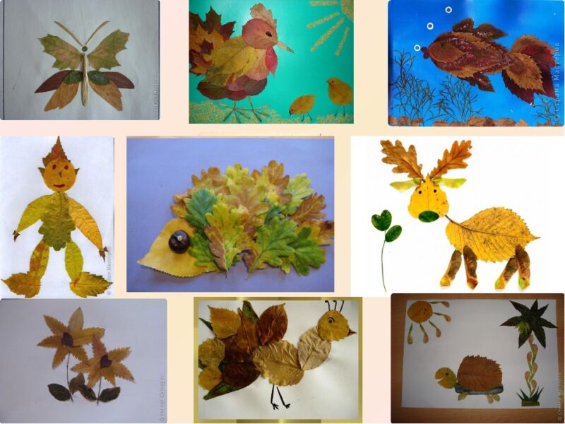 DIY φθινοπωρινές χειροτεχνίες από φύλλα (όλα τα νέα είδη για παιδιά νηπιαγωγείου και σχολείου) στάδιο 15