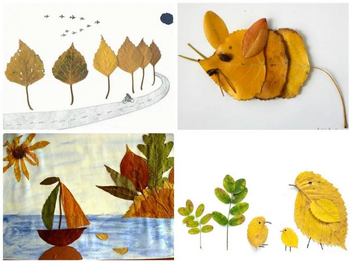 DIY φθινοπωρινές χειροτεχνίες από φύλλα (όλα τα νέα είδη για παιδιά νηπιαγωγείου και σχολείου) στάδιο 7