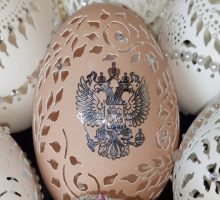 Æggeskalhåndværk: fotoeksempler på de bedste værker og en beskrivelse af deres fremstilling