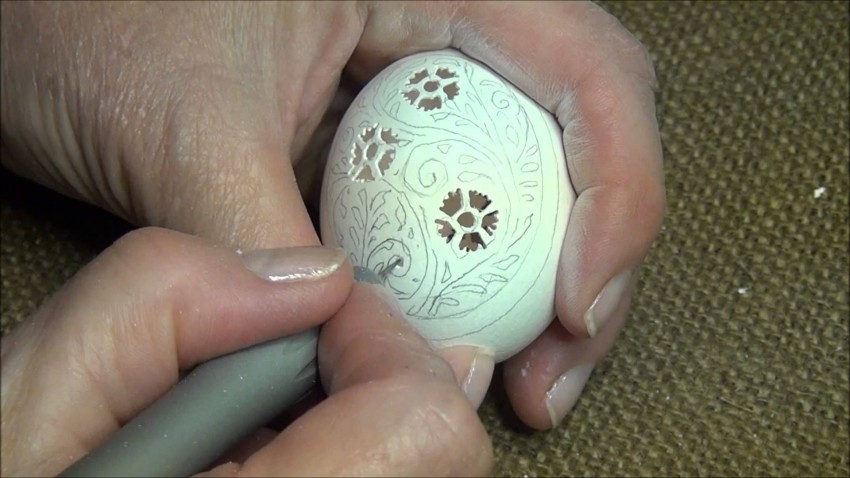 Æggeskalhåndværk: en mesterklasse for begyndere, fotoeksempler, videoinstruktioner