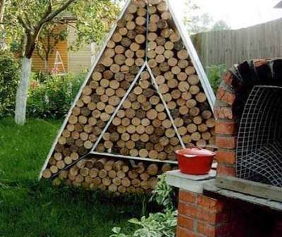 DIY woodpile