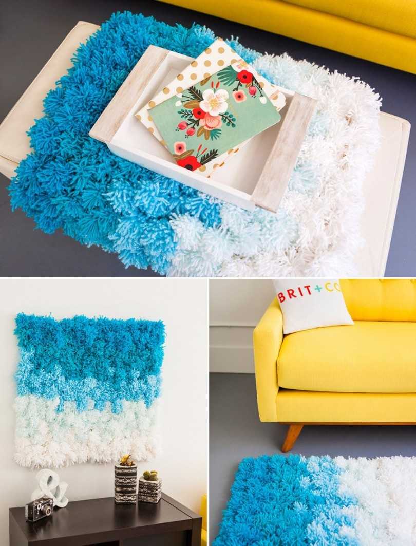 DIY pomponer - foto - ideer til originale hjemmelavede pomponer