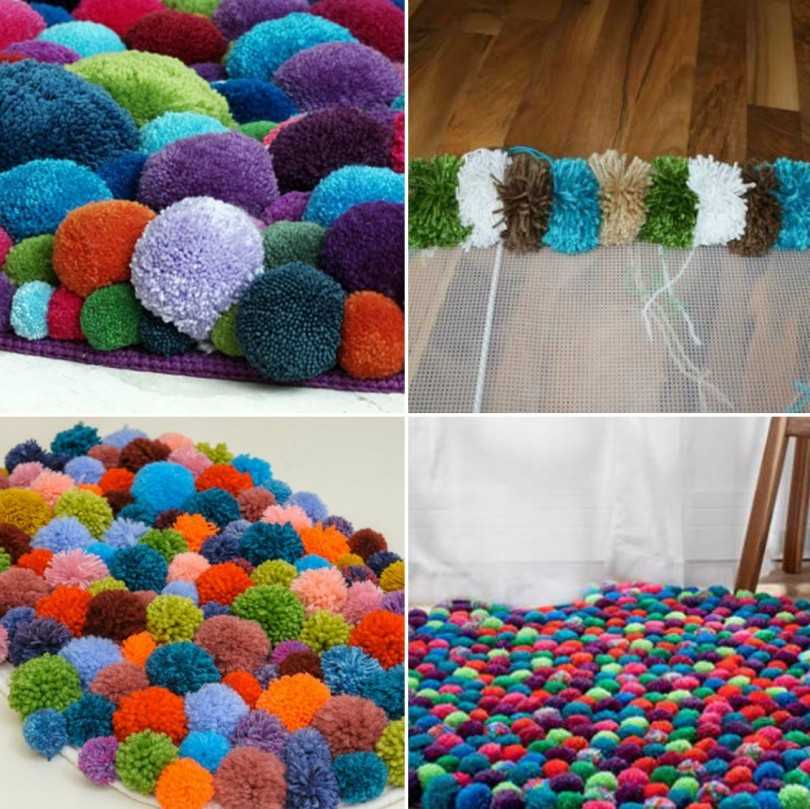 DIY pomponer - foto - ideer til originale hjemmelavede pomponer