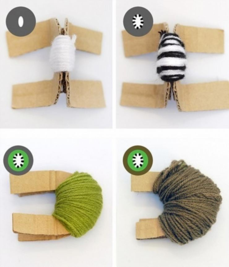 DIY pomponit - valokuva - ideoita alkuperäisille kotitekoisille pomponeille