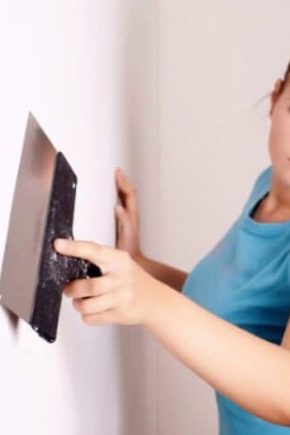 Правила за замазване на стени за боядисване