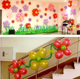 Dekorere salen med balloner