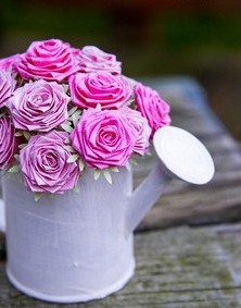 DIY النسيج الورود صورة الطبقة الرئيسية