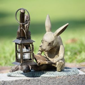 figúrka králika do záhrady