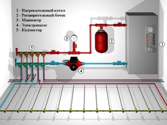 Gør-det-selv varmt vandgulv fra en gasfyr i huset: diagrammer, beregninger og trin-for-trin installation