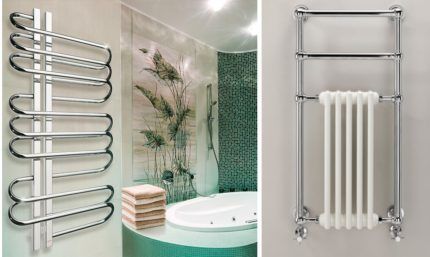 Sådan vælges en radiator til installation i et badeværelse Sådan vælges en radiator til installation i et badeværelse