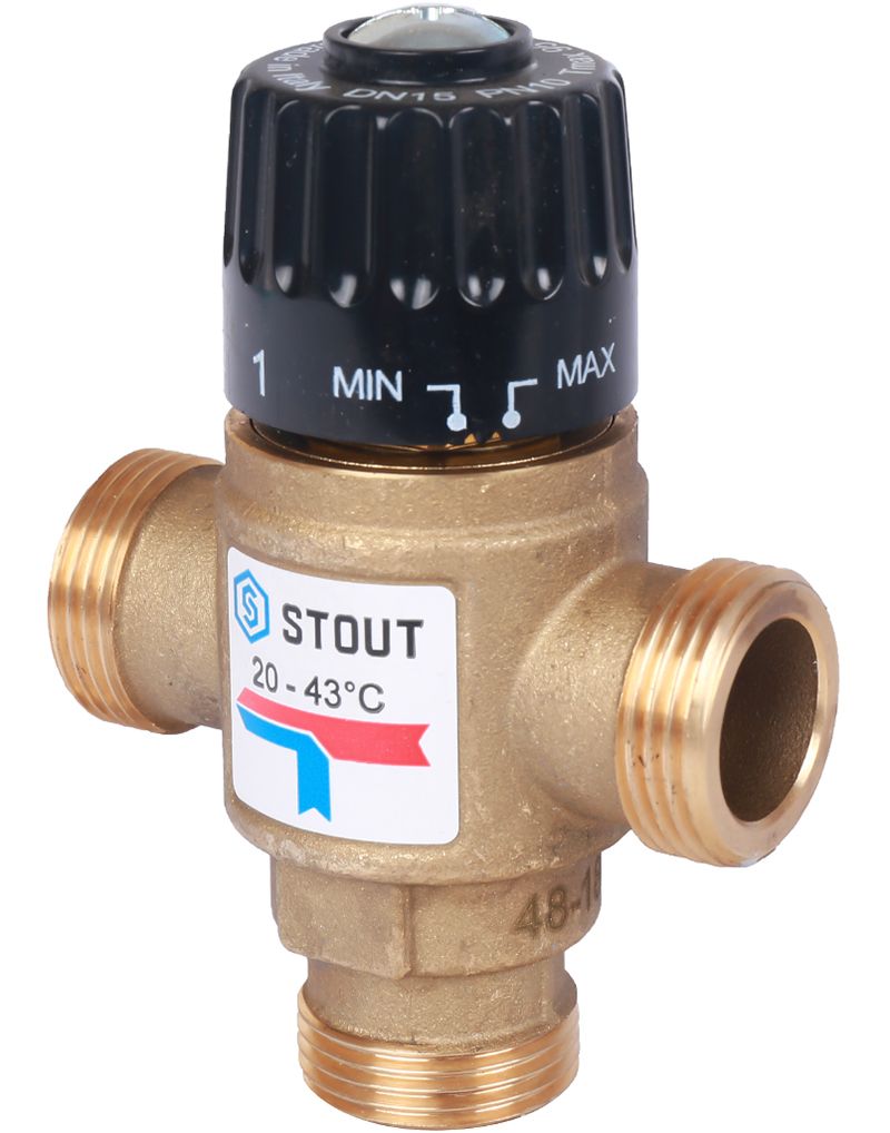 En af de bedste 3-vejs ventiler til et varmesystem Stout SVM-0120-164325