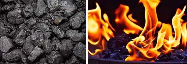 Spaľovanie frakcie uhlia