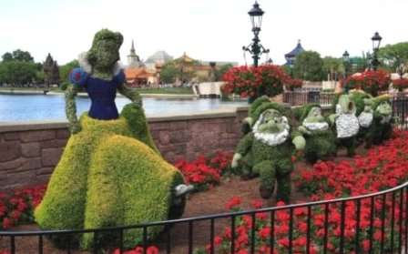 Gør-det-selv-landsfigurer fra buske og græs. Topiary