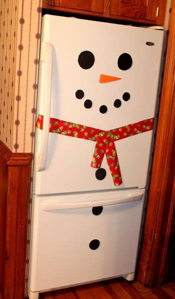 hvordan man pynter køleskabet til det nye år