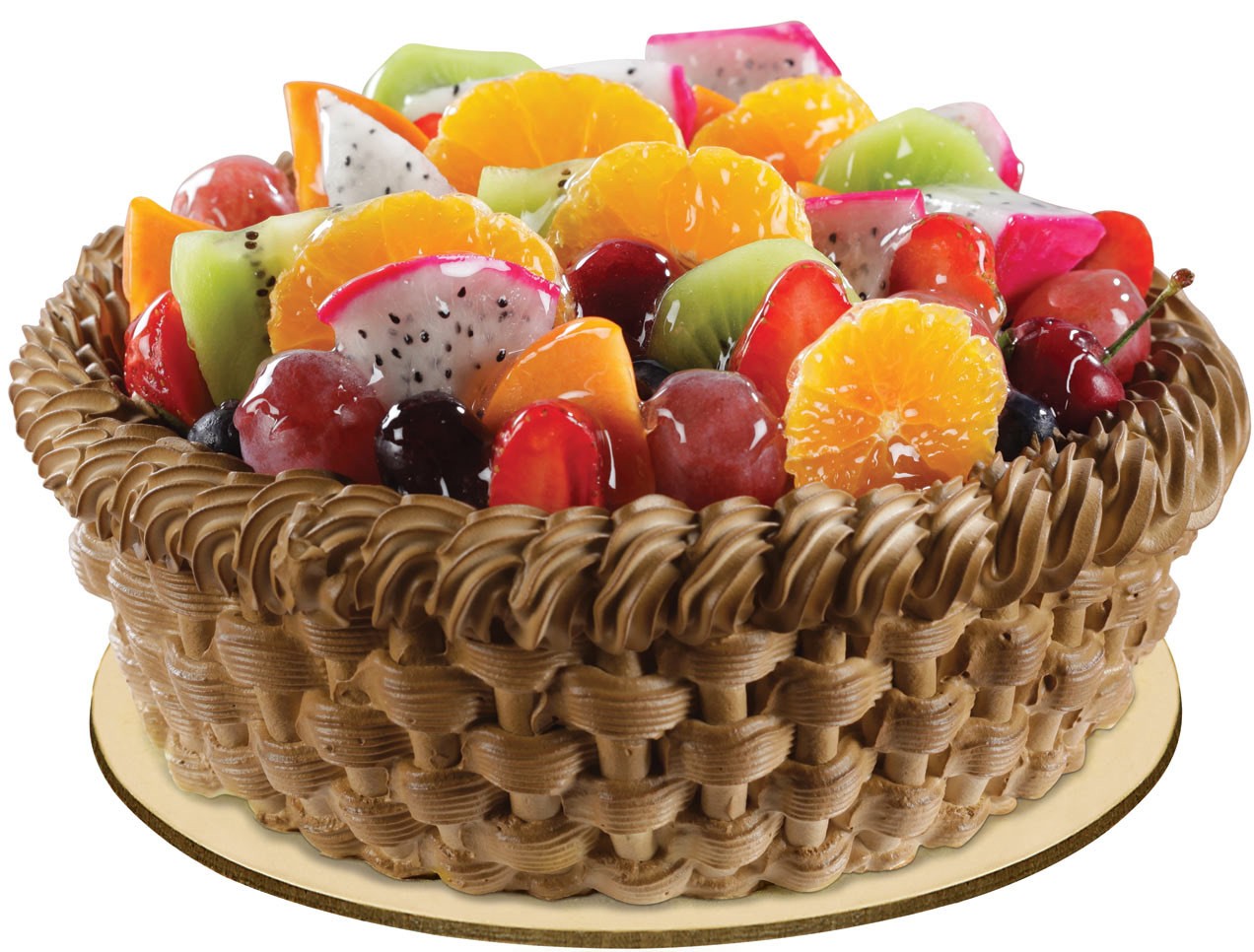 Φωτογραφία tort ukrashennyj fruktami 20.